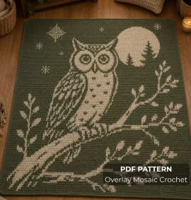 April Showers - Overlay Mosaic Crochet Pattern | Umbrella and Boots PDF