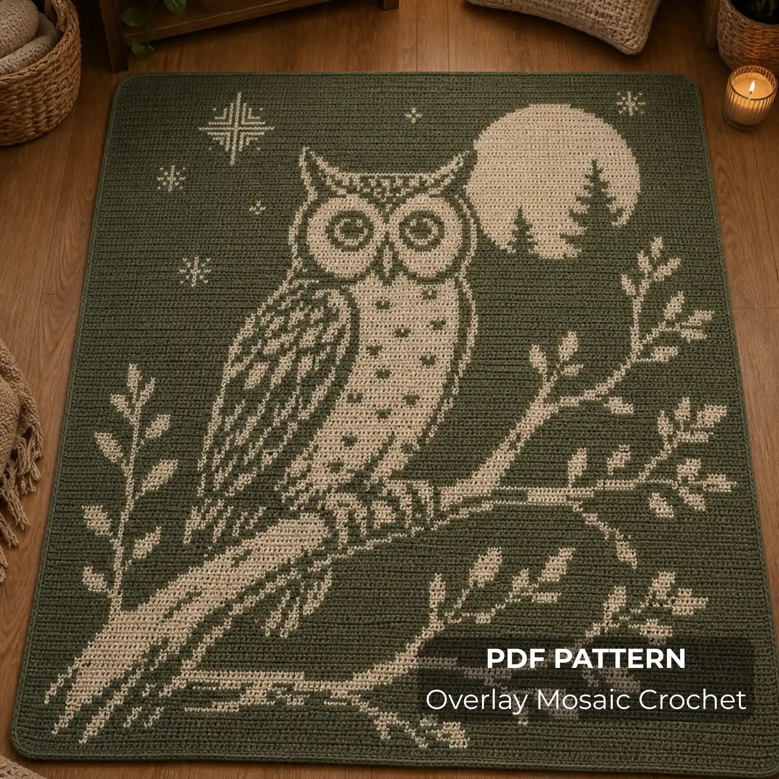 April Showers - Overlay Mosaic Crochet Pattern | Umbrella and Boots PDF