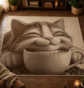 Morning Coffee Kitten