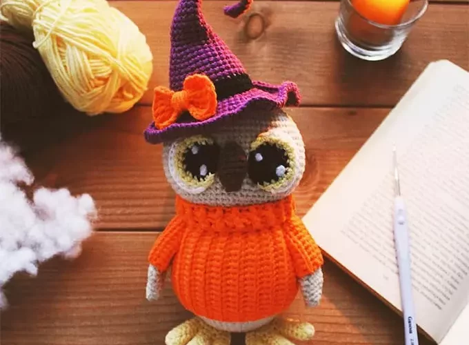 Crochet owl